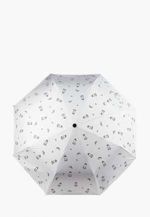 Зонт складной Kawaii Factory. Цвет: белый