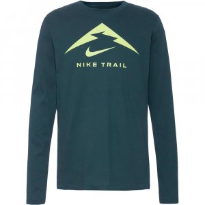 Футболка для выступлений Trail, изумрудный/светло-зеленый Nike