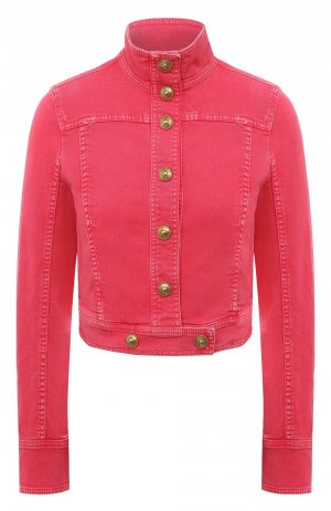 Джинсовая куртка Versace Jeans Couture. Цвет: розовый