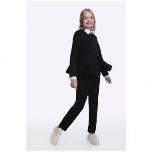 Пиджак , размер 40, 158, черный Шалуны. Цвет: черный