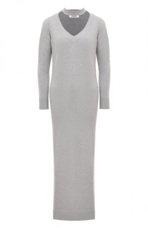 Платье из шерсти и вискозы Gran Sasso. Цвет: серый