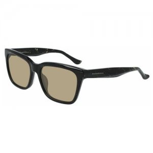 Солнцезащитные очки DO508S BLACK/GOLD MARBLE (2468685417012) DONNA KARAN. Цвет: черный