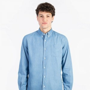 Рубашка Classic Indigo, синий Woolrich