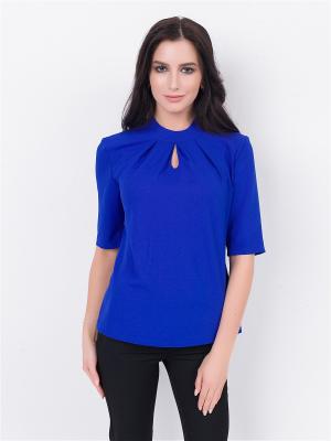 Блузка SOFIANA. Цвет: синий