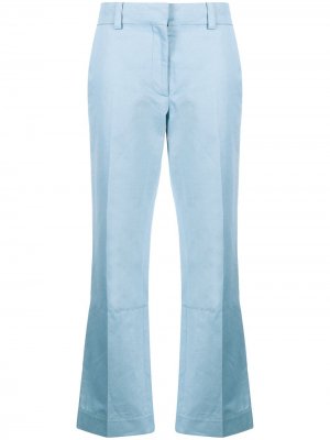 Укороченные расклешенные брюки Marni. Цвет: синий
