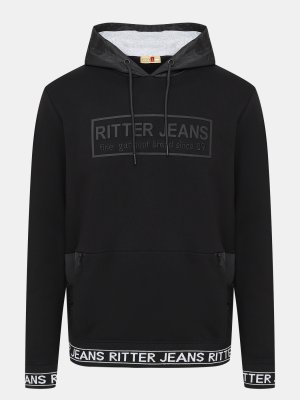 Худи Ritter Jeans. Цвет: черный