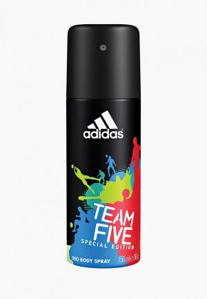 Дезодорант adidas Team Five, 150 мл. Цвет: прозрачный