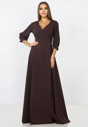 Платье Zerkala. Цвет: коричневый