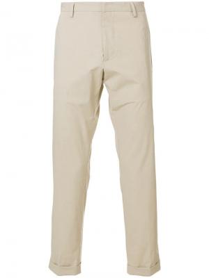 Классические брюки чинос Paolo Pecora. Цвет: нейтральные цвета