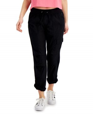 Женские прямые брюки alton с манжетами , черный Tommy Hilfiger