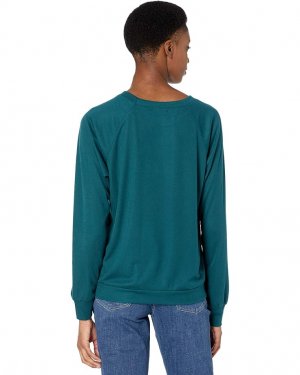 Толстовка Mina - Ringer Sweatshirt, цвет Evergreen Eberjey