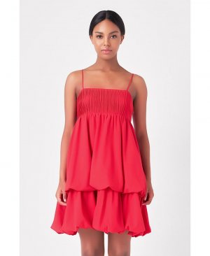 Женское мини-платье с двойной блузкой endless rose, красный Rose