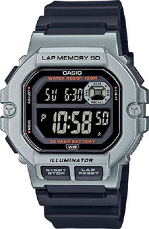 Японские наручные мужские часы WS-1400H-1BVEF. Коллекция Digital Casio