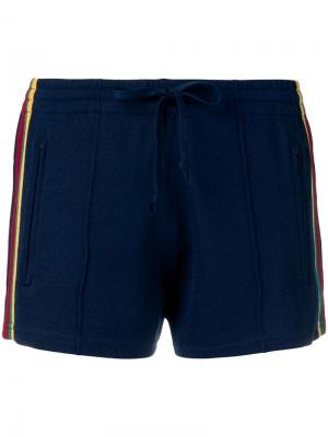 Короткие спортивные шорты Isabel Marant Étoile. Цвет: синий