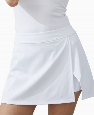 Женская гладкая теннисная мини-юбка с разрезом по бокам COTTON ON, белый On