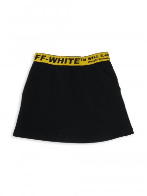 Спортивная юбка Off Industrial для маленьких девочек и , черный Off-White