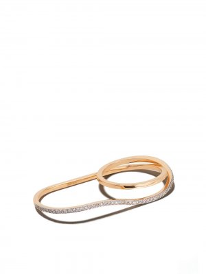 Золотое кольцо Bella с бриллиантами Botier. Цвет: 18 ct. розовый