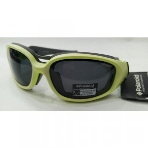Солнцезащитные очки , зеленый Polaroid. Цвет: черный
