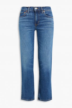 Прямые джинсы со средней посадкой в стиле 70-х годов RE/DONE, синий Re/done