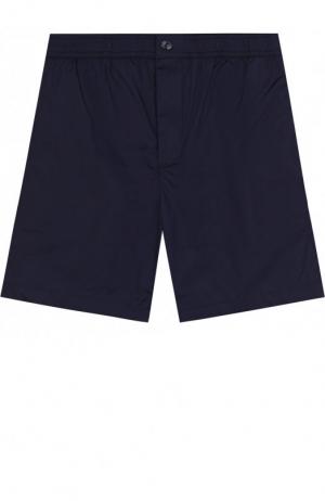 Плавки-шорты с логотипом бренда Moncler Enfant. Цвет: синий