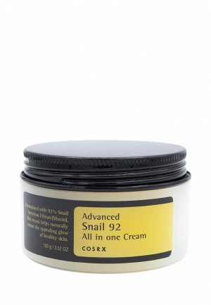 Крем для лица Cosrx Advanced Snail 92 All In One Cream с муцином улитки, 100 г. Цвет: белый