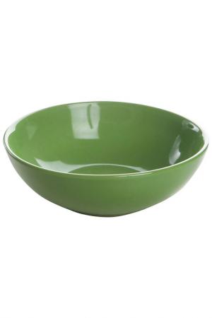 Тарелка суповая SANGO. Цвет: зеленый