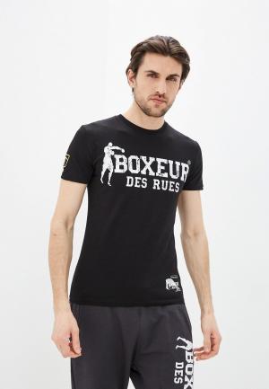 Футболка Boxeur Des Rues. Цвет: черный