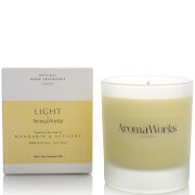 Light Range Candle - Mandarin and Vetivert 30cl AromaWorks