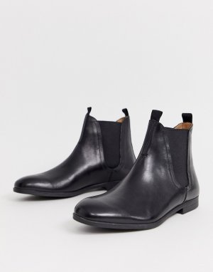Черные кожаные ботинки челси aherston-Черный H by Hudson