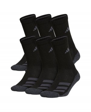 Набор носков с мягкой угловой полоской для больших мальчиков, 6 шт. adidas