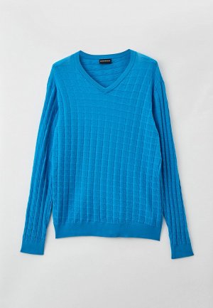 Пуловер Emporio Armani. Цвет: голубой