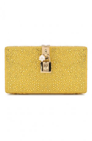 Клатч Dolce Box & Gabbana. Цвет: жёлтый