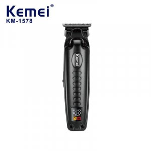 KM-1578 Машинка для стрижки волос с зарядкой через USB Беспроводные электрические машинки Перезаряжаемые триммеры Триммер литиевой батареей мужчин Kemei