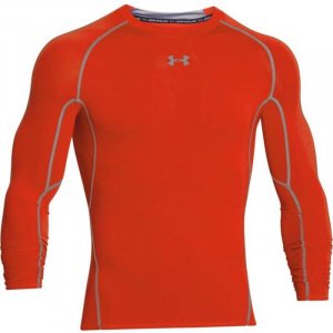 Компрессионная рубашка LS — оранжевая для взрослых 3XL UNDER ARMOUR, цвет orange Armour