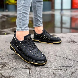 CHEKICH оригинальный бренд черного и золотого цвета CST Stellar повседневные мужские кроссовки высокого качества на шнуровке мужская обувь CH139