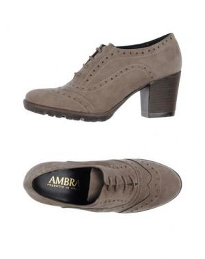 Обувь на шнурках AMBRA. Цвет: серый