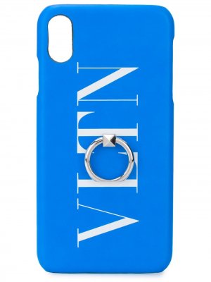 Чехол для iPhone XS Max Valentino. Цвет: синий