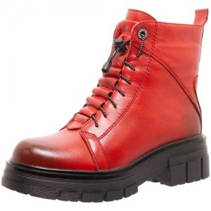 JNW21-HWLC3-019-2(L) Ботинки женские Covani. Цвет: красный