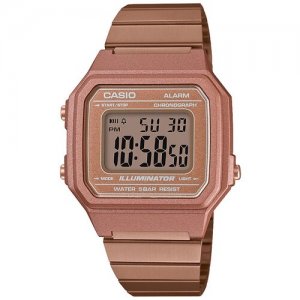 Наручные часы Vintage B650WC-5A, золотой, черный CASIO. Цвет: розовый