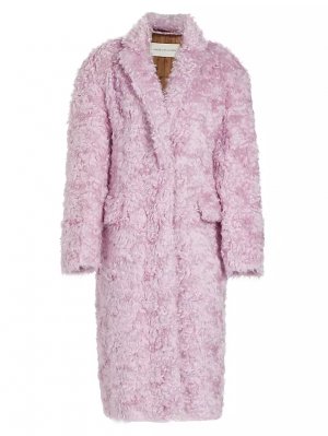 Пальто Redys Fuzzy из мохера и хлопка , цвет lilac Dries Van Noten