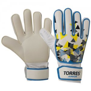 Вратарские перчатки , желтый, белый TORRES. Цвет: желтый/белый/голубой/белый-голубой