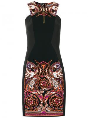 Baroque patterned dress Versace Collection. Цвет: черный