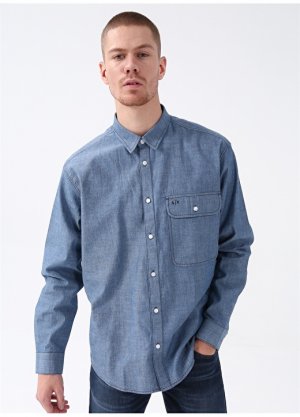 Стандартная мужская джинсовая рубашка Armani Exchange