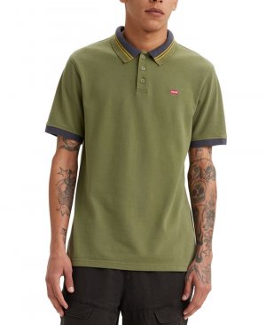 Мужская рубашка поло с коротким рукавом Housemark Levi's, зеленый Levi's