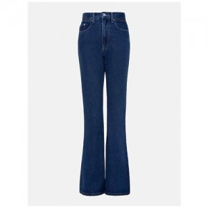 Расклешенные джинсы с разрезами на талии, цвет синий, размер 26 Lichi