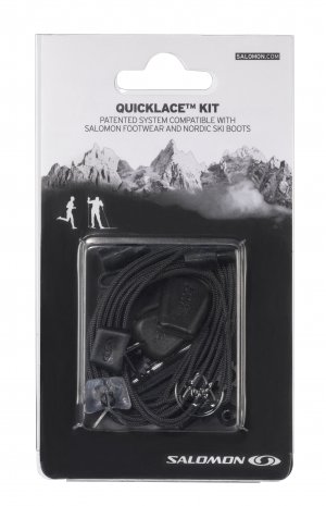 Шнурки Quicklace Kit, Черный Salomon. Цвет: черный