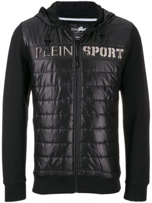 Стеганая куртка-пуховик Plein Sport. Цвет: черный