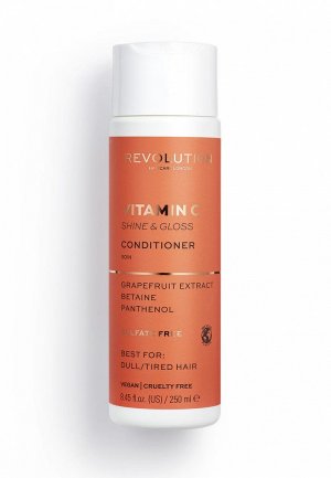 Кондиционер для волос Revolution Haircare Vitamin C Shine & Gloss Conditioner for Dull Hair, 250 мл. Цвет: прозрачный