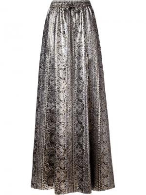 Metallic brocade maxi skirt Vanessa Seward. Цвет: металлический
