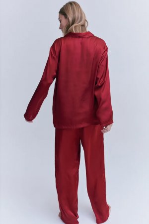 Пижама с рубашкой и плавками , красный H&M
